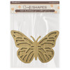 OakridgeStores.com | Stamperia Intl - Quiet Days Butterfly - Crafty Shapes MDF Blanks, 2pc - KLSM73