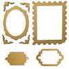 OakridgeStores.com | Stamperia Intl - Quiet Days Frames and Plates - Crafty Shapes MDF Blanks, 8pc - KLSM72