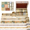 OakridgeStores.com | Ieebee Tapes - Gold Vintage - Washi Tape Set, 16 Rolls - JY1034 603563809068
