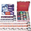 OakridgeStores.com | Ieebee Tapes - Silver Flower Dream - Washi Tape Set, Floral w/ Silver Accents - JY1041 603563809082