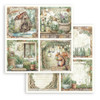 OakridgeStores.com | Stamperia Intl - Herbarium Silvae - Paper Pad, Die Cuts & Ephemera Set - ZBNL10