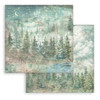 OakridgeStores.com | Stamperia Intl - Herbarium Silvae - 8 x 8 Background Paper Pad & Die Cuts - ZBNL13