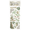 OakridgeStores.com | Stamperia Intl - Herbarium Silvae - 12 x 12 Background Pad and Rub-On Set - ZBNL11