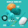 OakridgeStores.com | Bucilla - Tina The Turtle - Amigurumi Kit - 6.5 x 2.75 x 7.75 inches - 49290E 046109492902