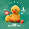 OakridgeStores.com | Bucilla - Delilah the Duck - Amigurumi Crochet Kit - 3 x 5 x 2.75 in - 49582E 046109495828
