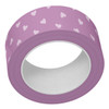OakridgeStores.com | Lawn Fawn - Purple Tiny Hearts - Lawn Fawndamentals Washi Tape - LF3940 783385670234
