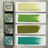 OakridgeStores.com | Tim Holtz - Ranger - Greens - Distress Mini Oxide Ink Pad Kit #15 - For Stamping - TDIK91615 789541091615