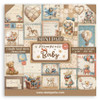 OakridgeStores.com | Stamperia Intl - Baby - Mini Pad, Ephemera and Die Cuts - Paper Craft Bundle - ZBNL21