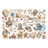 OakridgeStores.com | Stamperia Intl - Baby - Mini Pad, Ephemera and Die Cuts - Paper Craft Bundle - ZBNL21