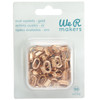 OakridgeStores.com | We R Makers - Crop-A-Dile Oval Eyelets - Gold - 50 Pack - CRTOF-00075 633356244974