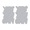 OakridgeStores.com | Hero Arts - Yes You Can - Sentiment Die Set - DF273 085700950718