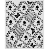 OakridgeStores.com | Stamperia Intl - Daisy Art Texture Butterfly And Daisy - Stamperia Stencil 7.87 x 9.84 inches - KSTD198