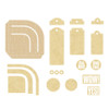 OakridgeStores.com | Elizabeth Craft Designs - Rounded Pocket with Tags - Metal Die Set - Delightful Discovery - 2337 741527319090