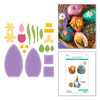 OakridgeStores.com | Spellbinders - 3D Eggs & Flowers - Felt Decor Etched Dies by Sandi MacIver - S5-752 810205711294