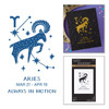 OakridgeStores.com | Spellbinders - Block Print Aries - Block Print Zodiacs - BetterPress Registration Press + Foil Plate - BPR-040 810176109083