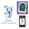 OakridgeStores.com | Spellbinders - Block Print Scorpio - BetterPress Registration Press + Foil Plate Set - BPR-047 810176109151