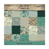 OakridgeStores.com | Tim Holtz - Advantus - Palette Collection: Teal - Idea-ology Double-Sided Cardstock 8 x 8 12/Pkg - TH94475 040861944754