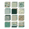 OakridgeStores.com | Tim Holtz - Palette Collection: Teal - Idea-ology Double-Sided Cardstock 12 x 12, 12 Sheets - TH94461 040861944617
