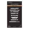 OakridgeStores.com | Spellbinders - All My Senses - Sentiments - Press + Foil Plate & Die Set - BP-341 810176109533