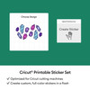 OakridgeStores.com | Cricut - Transparent Holographic - Printable Waterproof Sticker Set, 5 pc - 2011886 093573667398