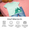OakridgeStores.com | Cricut - Silver - Glitter Iron-On Heat Transfer Vinyl - 2011458 093573073588