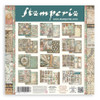 OakridgeStores.com | Stamperia Intl - Gardens of Time - Bundle: Scrapbooking Pad & Rub-On Selection - Paper Craft Set - ZBNL38