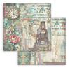 OakridgeStores.com | Stamperia Intl - Gardens of Time - Bundle: Scrapbooking Pad & Rub-On Selection - Paper Craft Set - ZBNL38