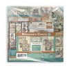 OakridgeStores.com | Stamperia Intl - Gardens of Time - Scrapbooking Bundle: 8 x 8 inches Paper Pad, A5 Washi Pad & Ephemera - ZBNL39
