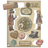 OakridgeStores.com | Stamperia Intl - Gardens of Time - Wooden Shapes A5 Embellishments - KLSP198