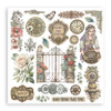 OakridgeStores.com | Stamperia Intl - Gardens of Time - Assortment Rub-On Transfers 6.1 x 6.1 inches, 6/Pkg - DFLRBX11