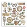 OakridgeStores.com | Stamperia Intl - Gardens of Time - Assortment Rub-On Transfers 6.1 x 6.1 inches, 6/Pkg - DFLRBX11