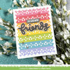 OakridgeStores.com | Lawn Fawn - Folksy Tulip Border - Lawn Cuts Custom Craft Dies - LF4091 783385668859