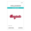 OakridgeStores.com | Spellbinders - Layered Congrats - Etched Dies - S1-182 810176109946