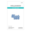 OakridgeStores.com | Spellbinders - Layered Thank You - Essentially Your Sentiments - Etched Dies - S1-185 810176109878