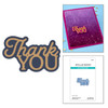 OakridgeStores.com | Spellbinders - Layered Thank You - Essentially Your Sentiments - Etched Dies - S1-185 810176109878
