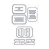 OakridgeStores.com | Hero Arts - Lovely Labels - Letterpress + Foil & Cut Set - HC109 857009517608