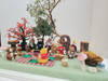 RESALE SHOP - VTG Handmade Teddy Bear Picnic Miniature Diorama - BABE-TEDDYBEARPICNIC-NS5821