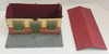 RESALE SHOP - Marx O Scale No 90 Hyde Park Station Tin Building Waiting Room - DOWI-90-U6000