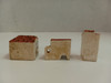 RESALE SHOP - VTG L D. French Buildings (lot of 3) - BABE-FRENCHBUILDINGS-LN5962