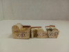 RESALE SHOP - VTG L D. French Buildings (lot of 3) - BABE-FRENCHBUILDINGS-LN5962