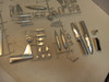 RESALE SHOP - Hawk Chrome Plated Lockheed T-33A Trainer Jet Model Kit 207-200 Vintage NICE! - BOBR-207-200-NOB6162