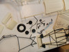RESALE SHOP - Entex Vintage 1:16 Scale 1955 Mercedes 300SL Gullwing Model Kit STARTED - BOBR-9019-U6881
