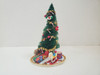 RESALE SHOP - VTG Festive Christmas Tree with Tree Skirt, Presents - BOST-FESTIVETREE-NS6229