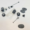 RESALE SHOP - Scalextric C8293 Lot of 8 1/32 Pit Crew Personnel W/ Tires/Rims/Misc. - MARU-PITSETC8293-U6862