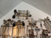 RESALE SHOP - HUGE Lot Of 1/24 Slot Car Parts- Parma Chassis, Wheels, Motors, ETC - SHGU-CHASSISLOT-U6115