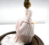 RESALE SHOP - Artisan-made 1:24 Victorian Porcelain Woman in Pink Bustle Dress (READ) - BABE-BUSTLE-NOB7167