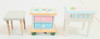 RESALE SHOP - Lot of 1/12 Dollhouse (2 and 1 Drawer) decorative Dressers (2) and end table (1) - BOST-KIDSLOT-LN7283
