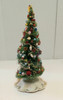 RESALE SHOP - VTG 1:12 Christmas Tree With White Tree Skirt - DASI-CHRISTMASTREEWITHSKIRT-NS7171