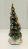 RESALE SHOP - VTG 1:12 Christmas Tree With White Tree Skirt - DASI-CHRISTMASTREEWITHSKIRT-NS7171