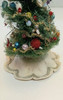 RESALE SHOP - VTG 1:12 Christmas Tree With White Tree Skirt - DASI-CHRISTMASTREEWITHSKIRT-NS7171